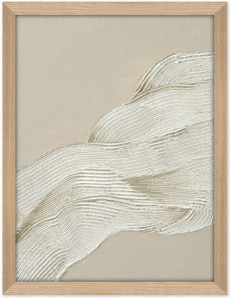 Ingelijst schilderij Art Shape II op canvas