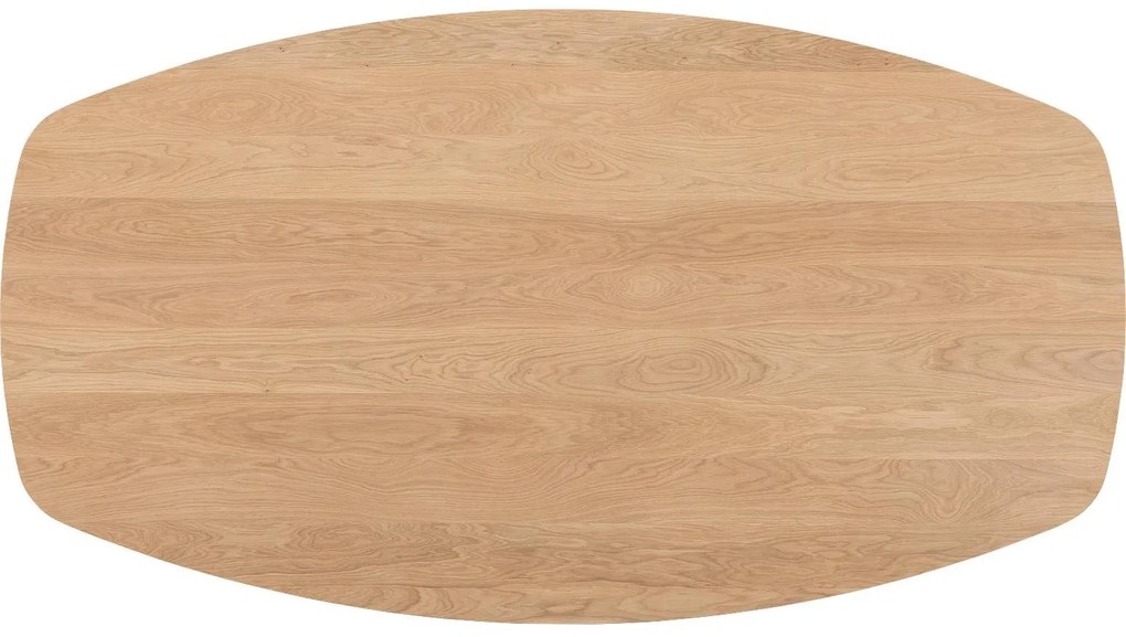 Goossens Excellent Eettafel Uniek, Semi ovaal 260 x 120 cm