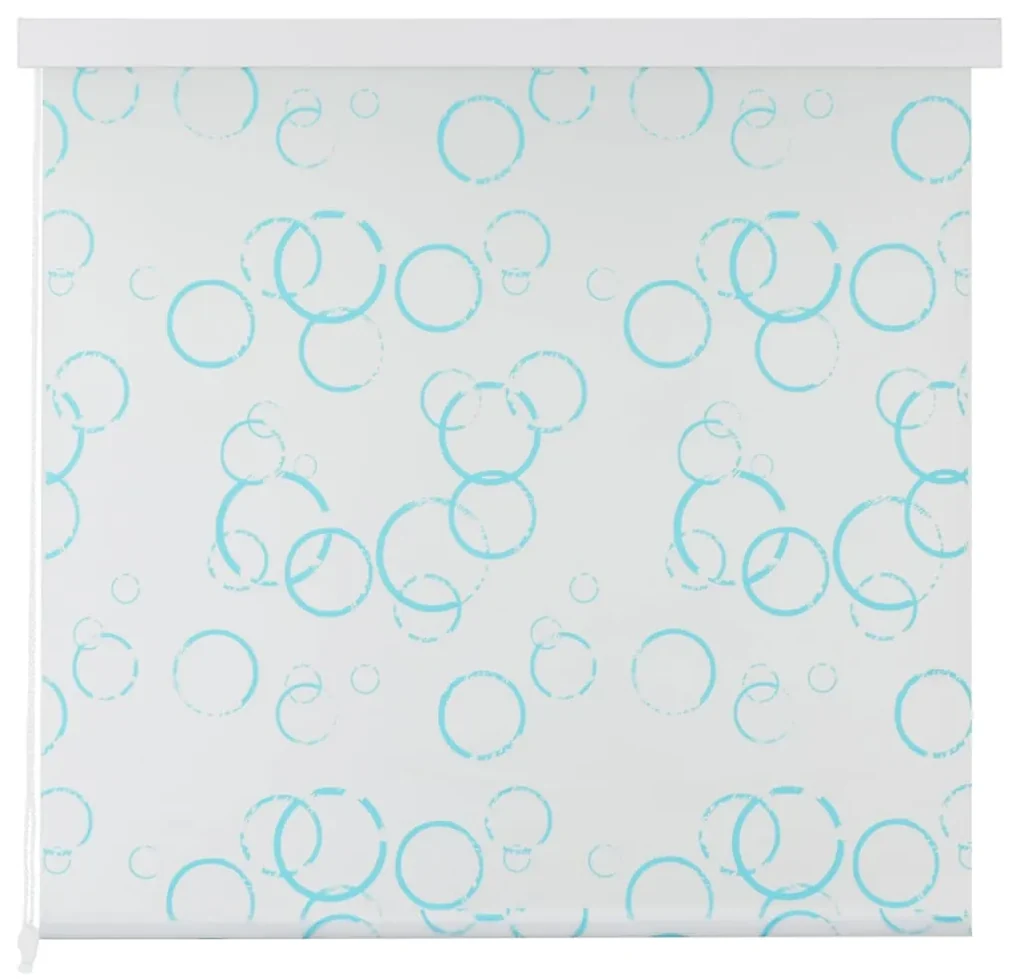 vidaXL Rolgordijn voor douche 120x240 cm bubbel