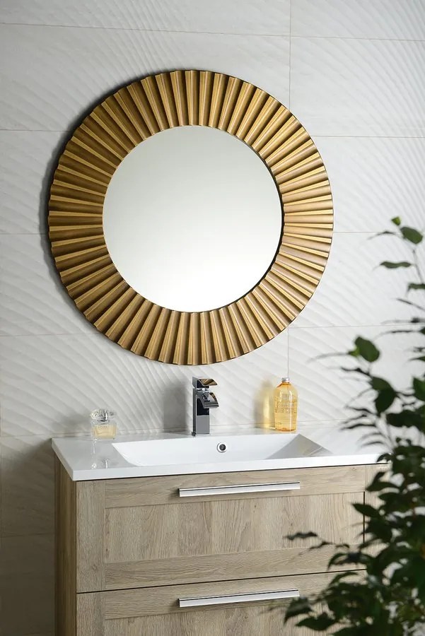 Sapho Pride bronze ronde spiegel 90cm