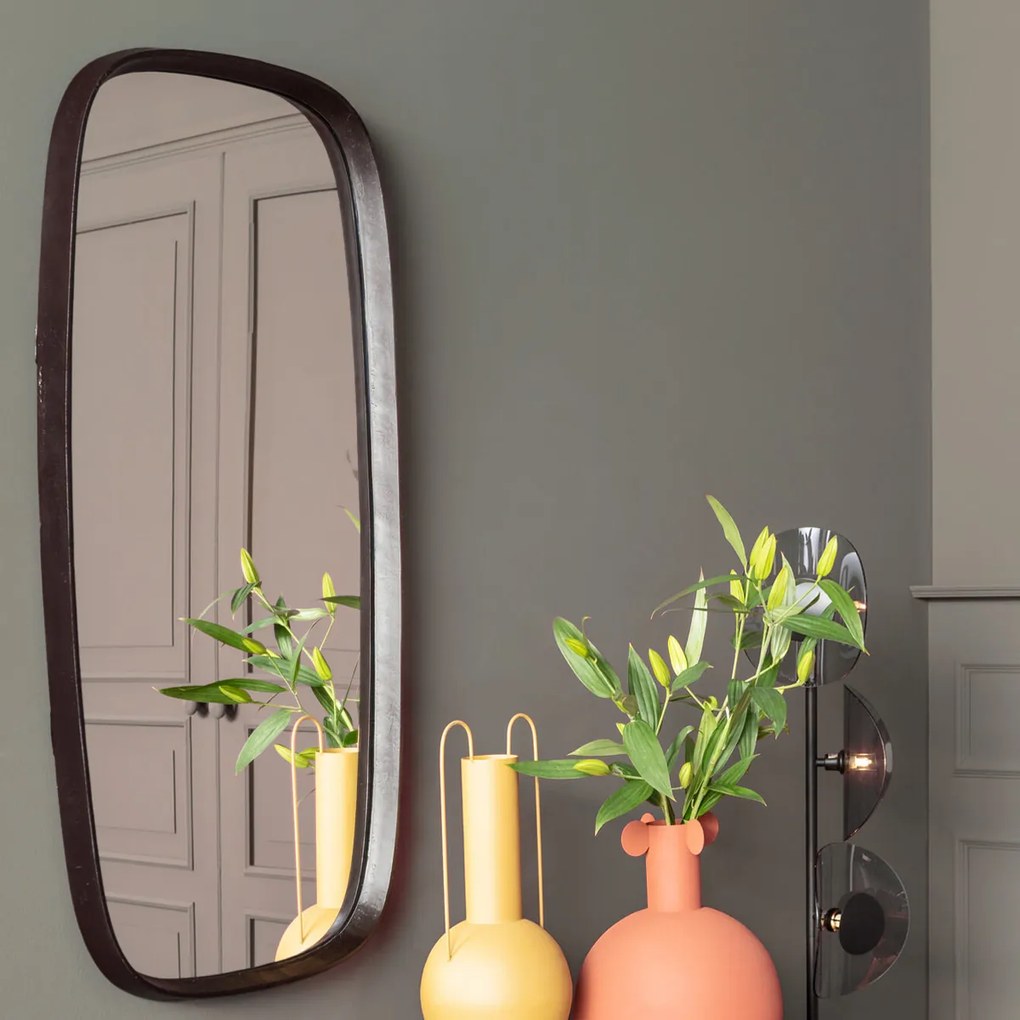 Kare Design Noomi Zwarte Spiegel Vintage Look - 58x122cm