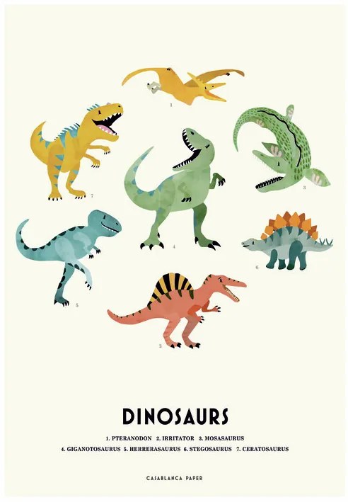 Ilustratie Dinosaurs, Erik Wintzell