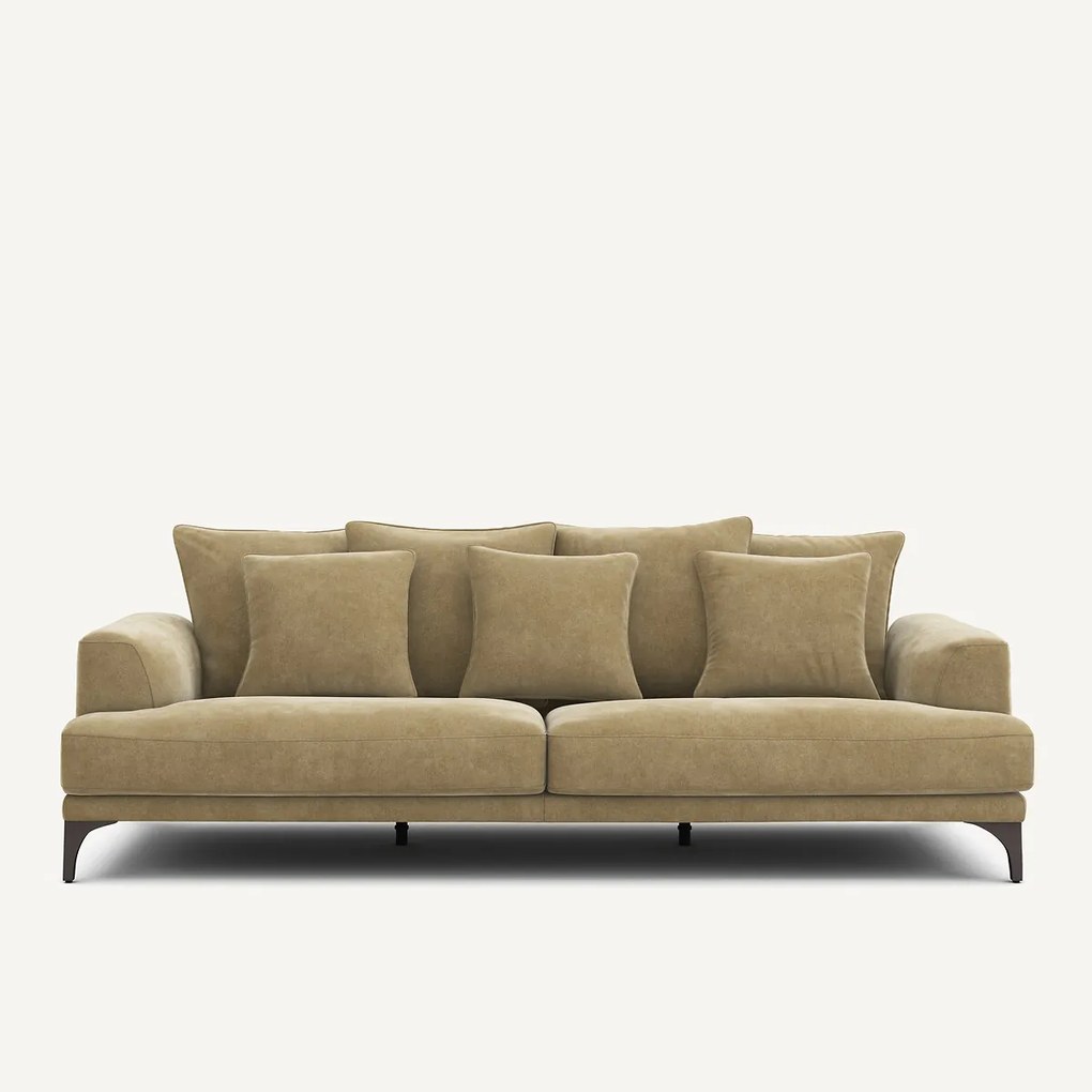 3- of 4-zits bank, in stonewashed fluweel, ARMENTO