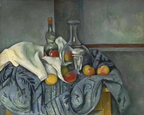 Paul Cezanne - Kunstdruk The Peppermint Bottle, 1893-95, (40 x 30 cm)