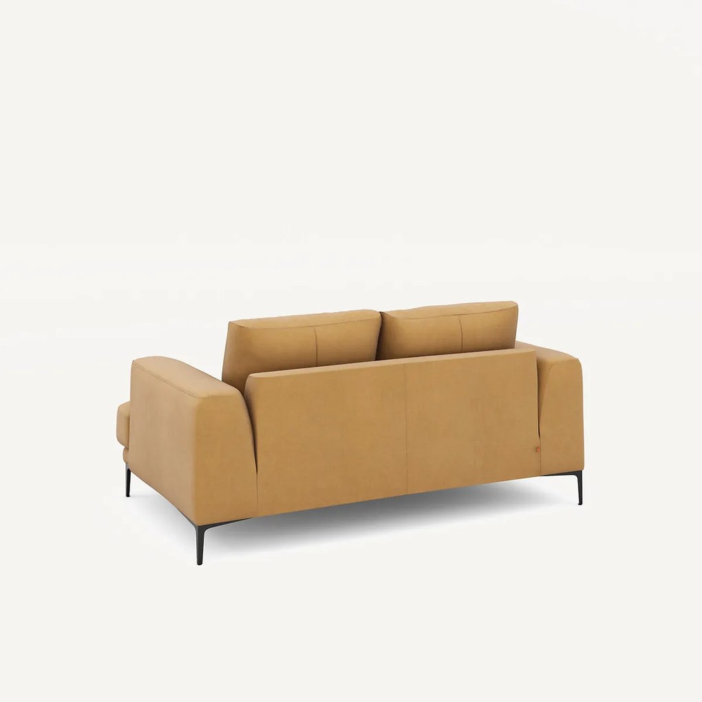 2-zits bank in linnen fluweel, Marsile