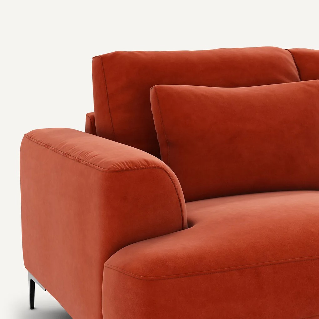 3-zitsbank van fluweel, Marsile