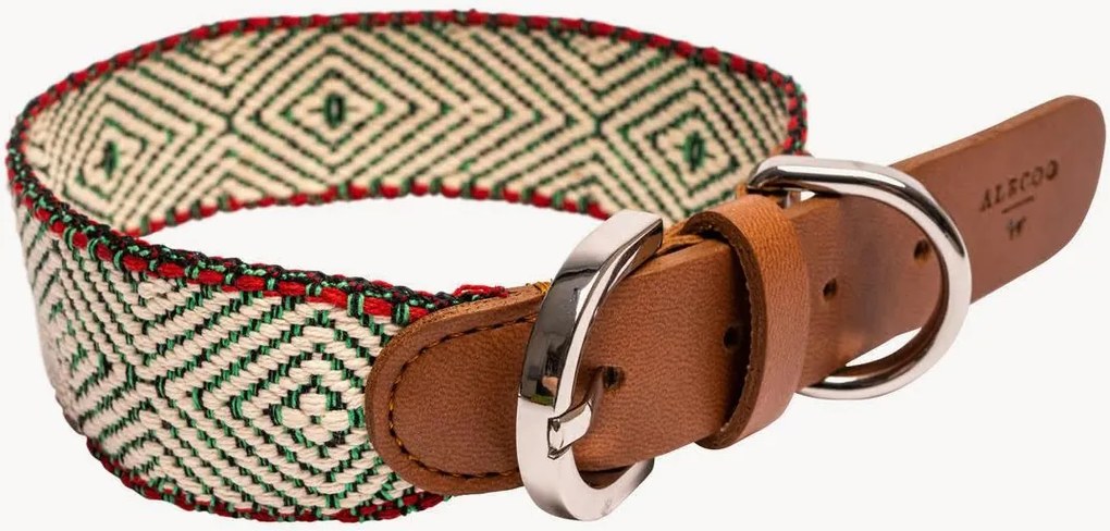 Handgemaakte hondenhalsband Amal