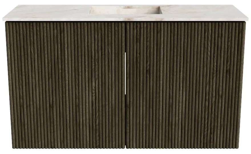 Mondiaz Joya DLux 70cm toiletmeubel shadow met wastafel faye midden 1 kraangat frappe