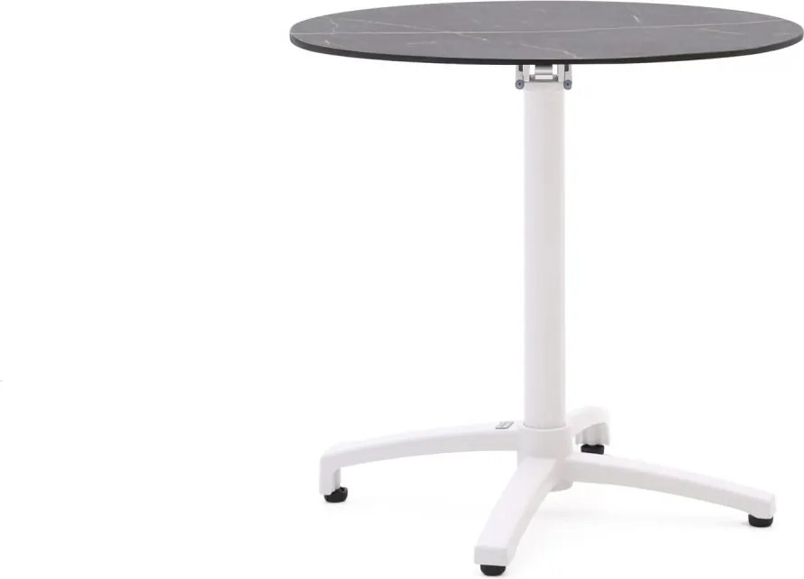 Inklapbare tafel Bellagio  | Vierkant  | Tuintafel Kunststof | 80cm | Kees Smit Tuinmeubelen
