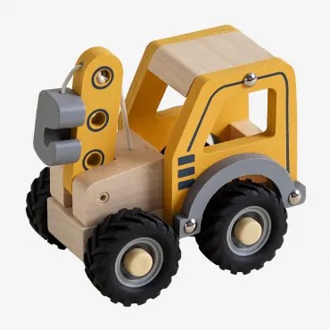 Gerald Kids Houten Hijskraan Geel – Curry - Sklum