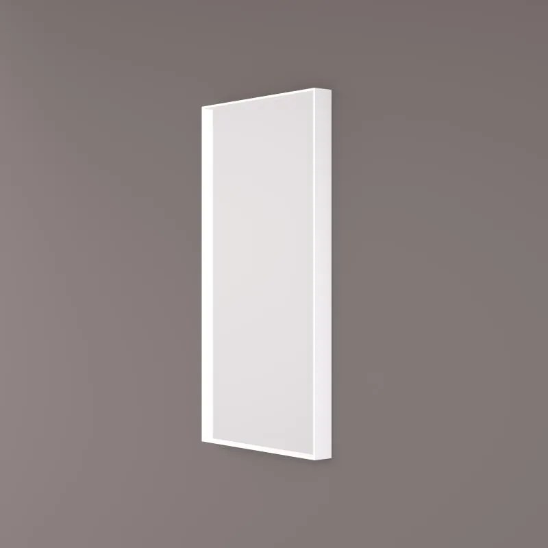 Hipp Design 9280 WLI rechthoekige witte spiegel 35x80cm