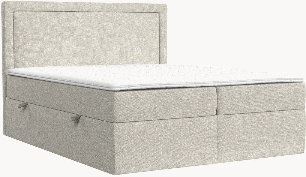 Handgemaakt chenille divan bed Rebeca met opbergruimte, H2