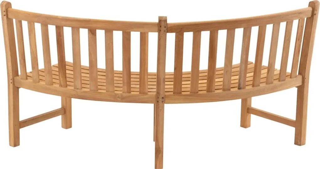 Garden Interiors Ronde Tuinbank - Teak - Rond 200cm