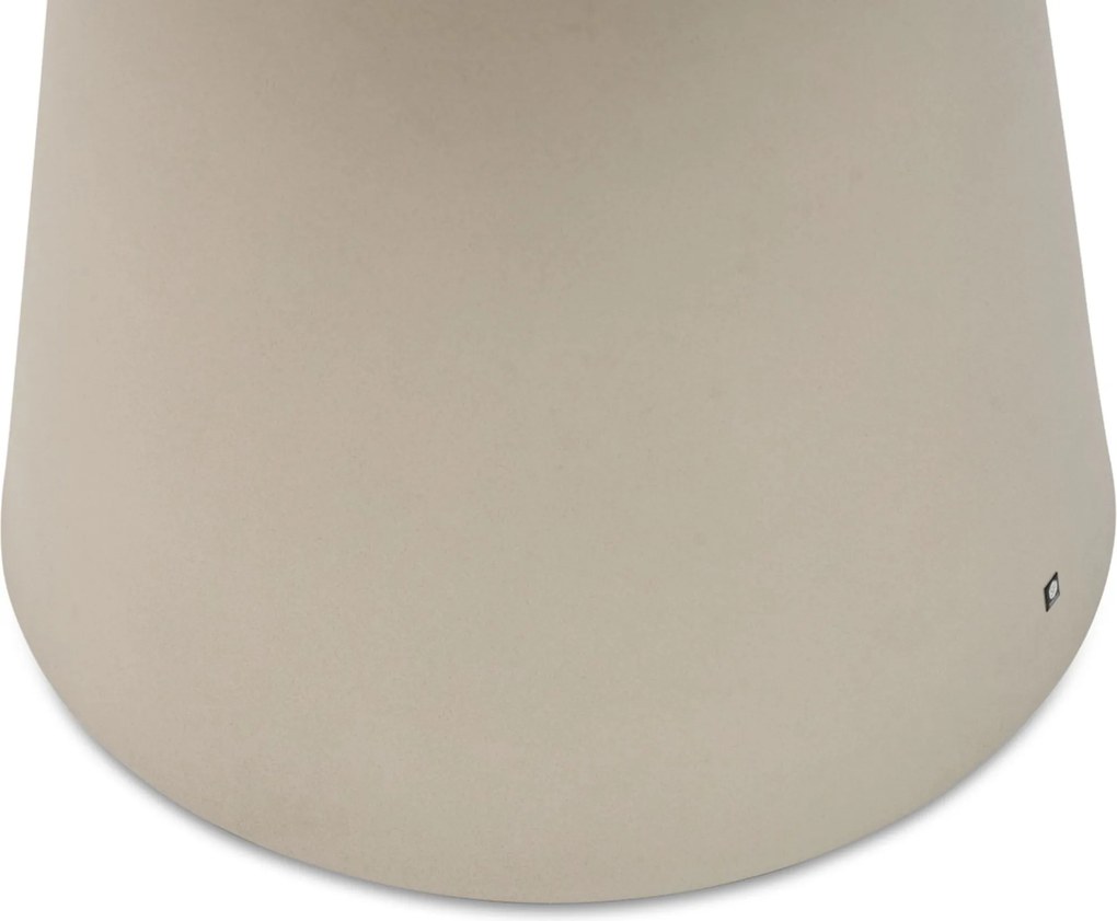 Dining Tuintafel rond 100 cm Zand/Beige Santika Serino