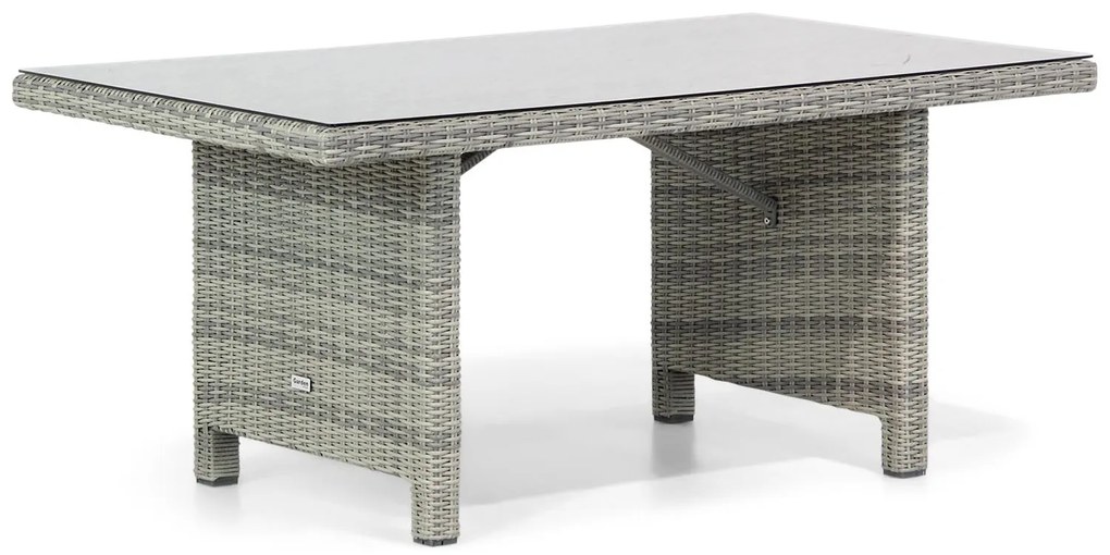 Garden Collections Napoli lounge/dining tuintafel 145 x 85 cm