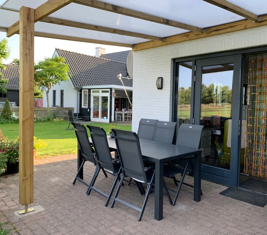 Hartman Milaan/Alma 210 cm. - verstelbare tuinset - 7-delig