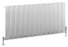 Eastbrook Malmesbury radiator 125x60cm aluminium 1217W wit mat