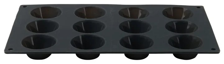 Cupcakevorm mini - grijs - 30x17.5x2 cm