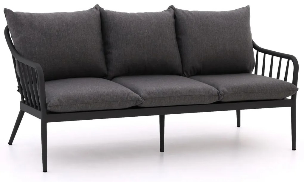 Loungebank Tuin Manifesto   | Aluminium | 3 personen | Tuinbank Grijs | 182cm | Incl. kussens | Kees Smit Tuinmeubelen