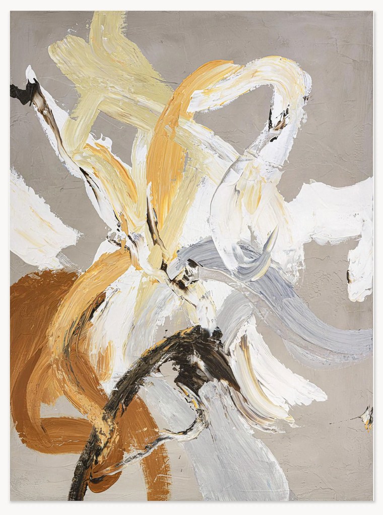 Handbeschilderd canvasdoek Go Ahead