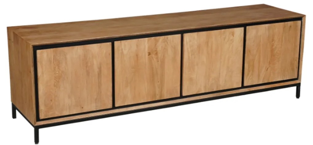 Starfurn RichWood Mangohout Tv-meubel Industrieel 180 Cm - 180x45x55cm.