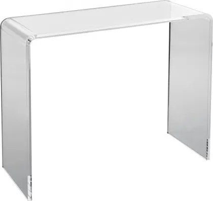 VEVOR U-vormige bijzettafel 964 x 381 x 740 mm, U-vormige bijzettafel van acryl, transparante salontafel voor drankjes, eten, snacks, te gebruiken in de woonkamer, slaapkamer, studeerkamer, enz.