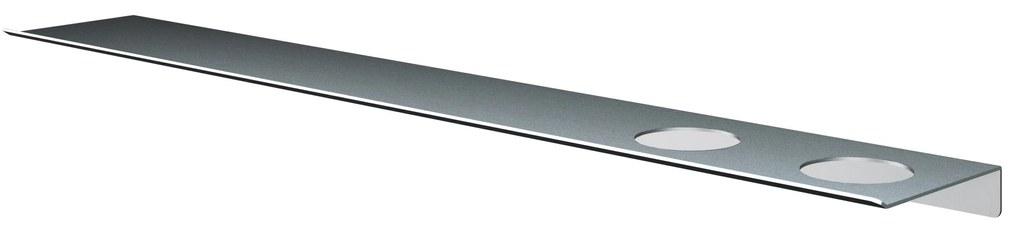 Hotbath &More planchet 80cm met twee uitsparingen voor een zeepdispenser of beker RVS