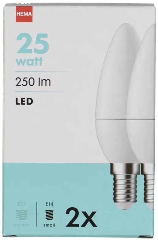 LED Lamp 25W - 250 Lumen - Niet Dimbaar - 2 Stuks (wit)