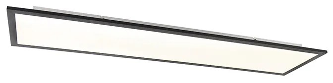 Modern LED paneel zwart 120 cm incl. LED - Liv Modern Binnenverlichting Lamp