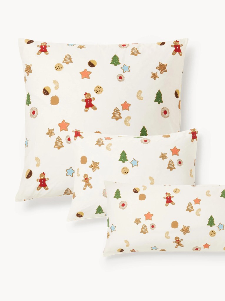 Design kussensloop van perkalkatoen Cookies van Kera Till