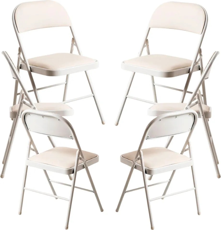 Set van 6 klapstoelen voor evenementen Pad