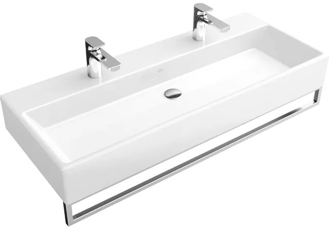 Villeroy en Boch Memento handdoekhouder inclusief bevestiging 92,13cm glans RVS 874992d7