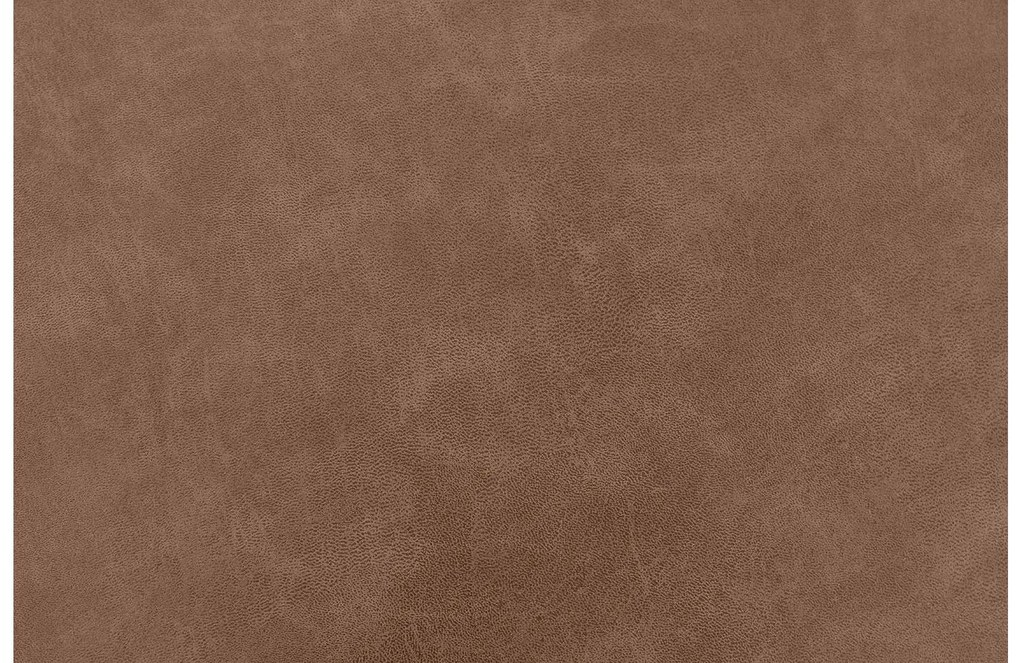 Goossens  Key West bruin, micro leer, 3-zits, modern design met ligelement links