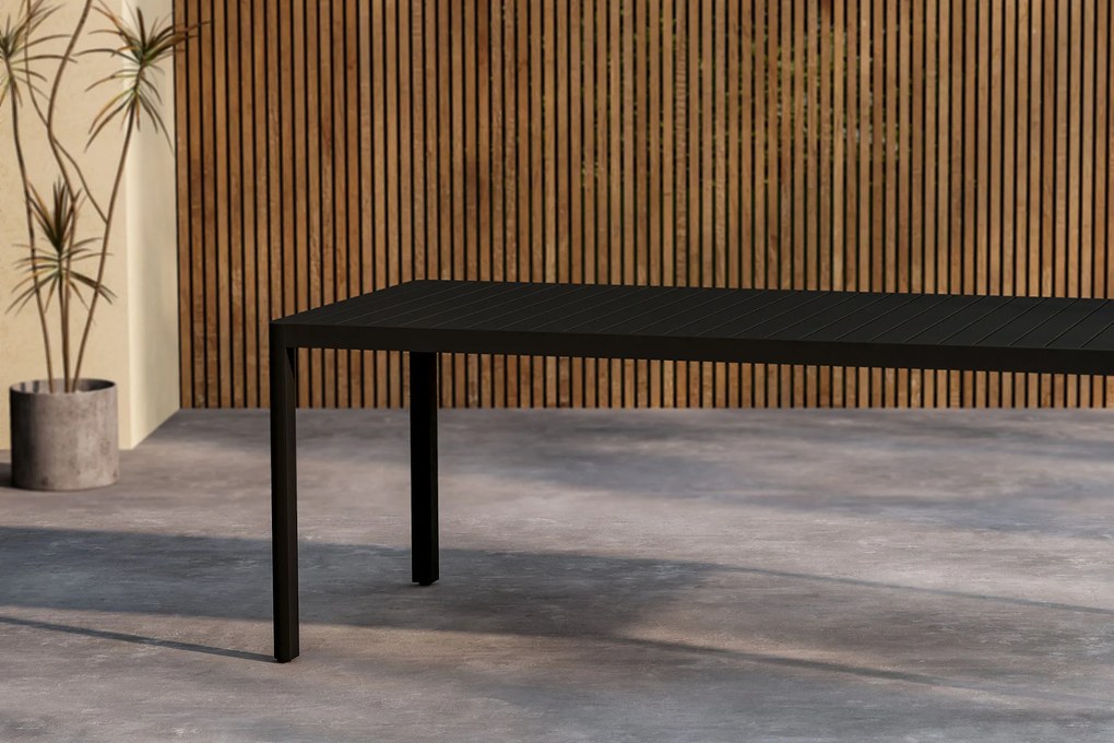 The Outsider tuintafel-cas-zwart-aluminium-200x90cm-the-outsider