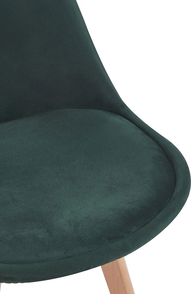 Set 4 Synk Fluwelen Stoelen