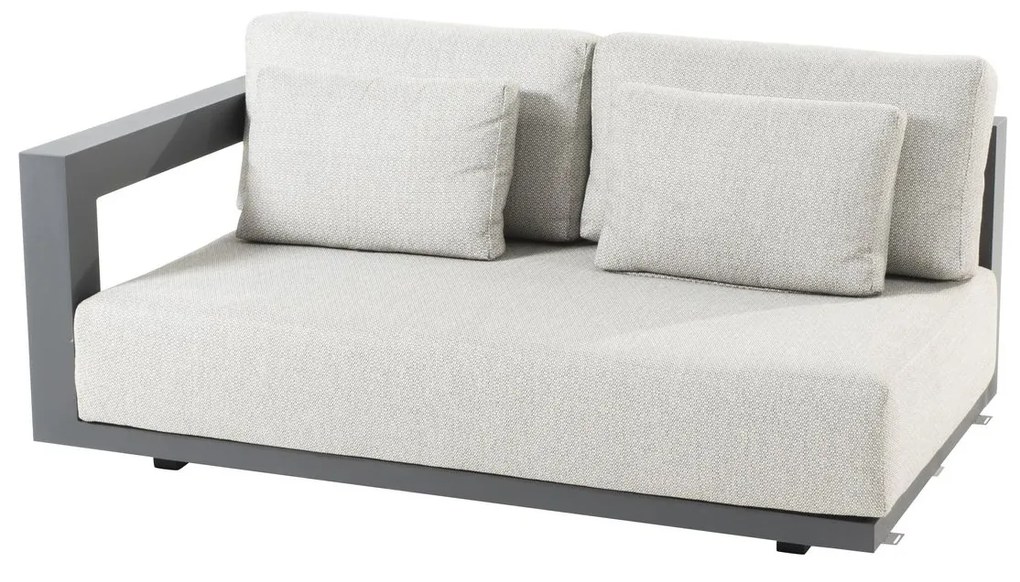 4 Seasons Outdoor Metropolitan loungeset links * SALE * Loungeset houtkleur weerbestendig