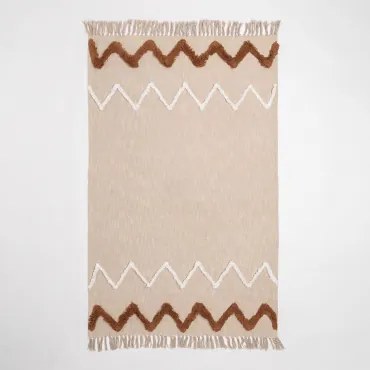 Esmolyan Katoenen Plaid Deken Bruin - Tarwe - Sklum