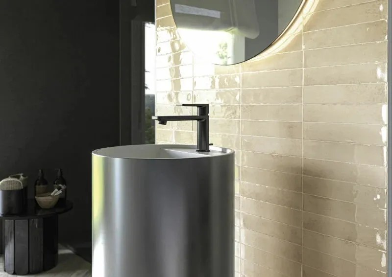 Jabo Kalon wandtegel ivoor 5x25cm glans