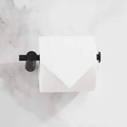 Saniclear Academy toilet rolhouder zwart mat