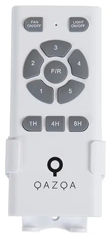 Plafondventilator wit 130cm incl. LED dimbaar met afstandsbediening - Vifte