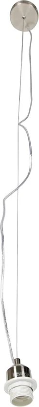 Moderne hanglamp staal zonder kap - Cappo