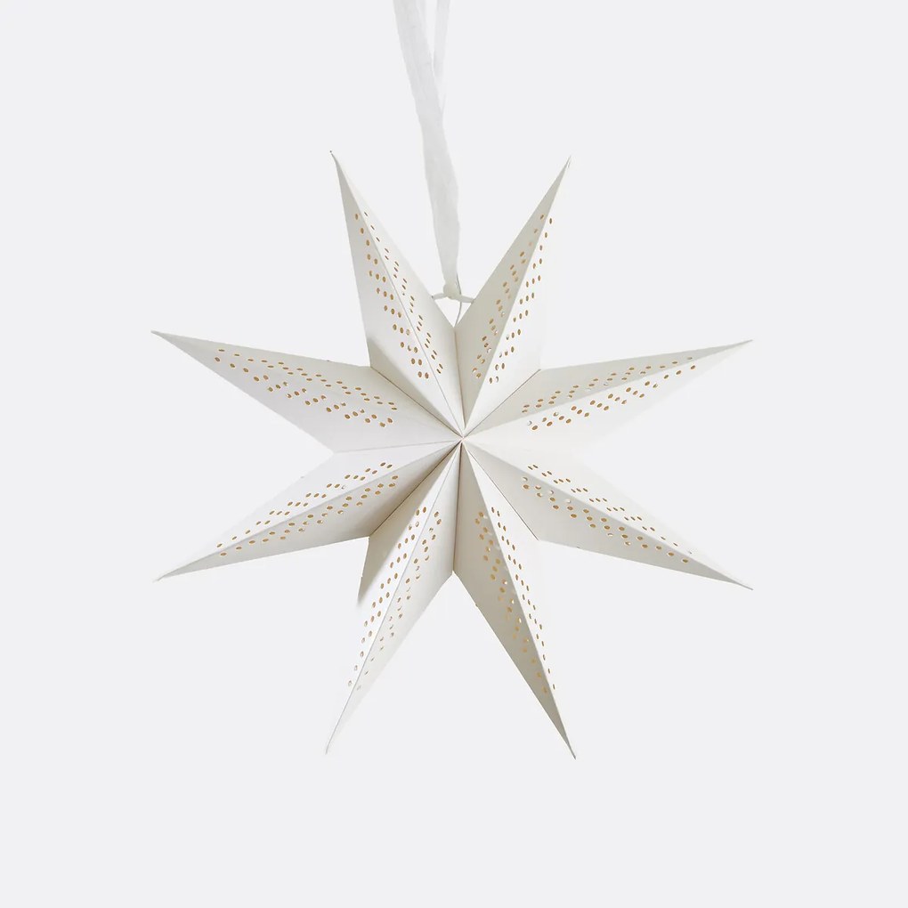 Lichtgevende ster om op te hangen, diameter 38 cm, Caspar