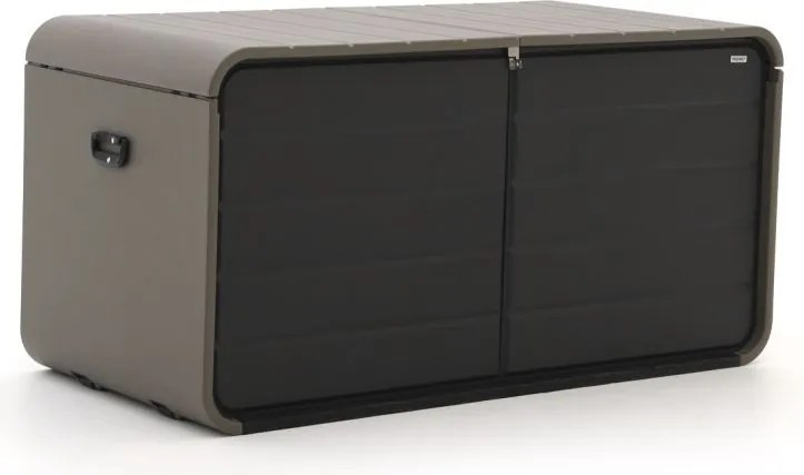 Tuin opbergbox Kees Smit  | Spatwaterdicht | Kussenbox | Kunststof | Grijs - Antraciet | 160x76cm | Kees Smit Tuinmeubelen