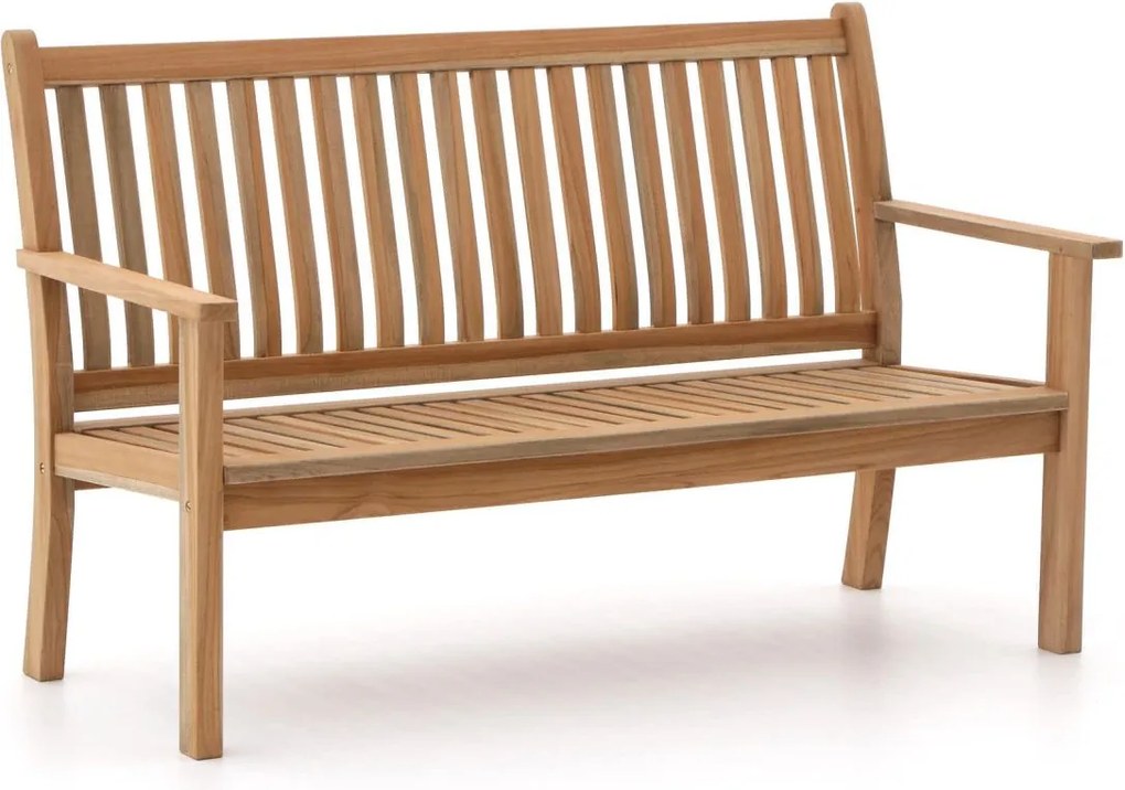Parkbank Sunyard  | Teakhout | 2 personen | Tuinbank Natural Teak | 154cm | Kees Smit Tuinmeubelen