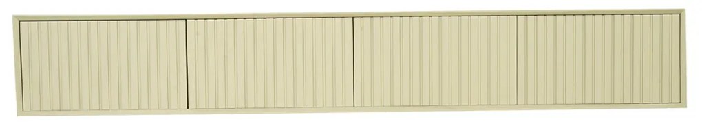 Starfurn Madison Sand Beige Tv-meubel Hangend Ribbels 240 Cm - 240x35x30cm.