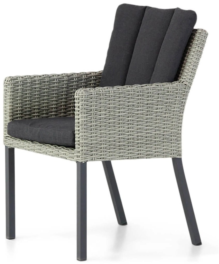 Tuinset 8 personen 330 cm Wicker Grijs Garden Collections Oxbow/Superior