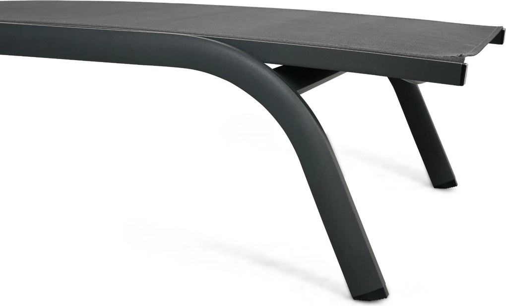 Domani Furniture Bellorio Ligbed Verstelbaar Aluminium Grijs