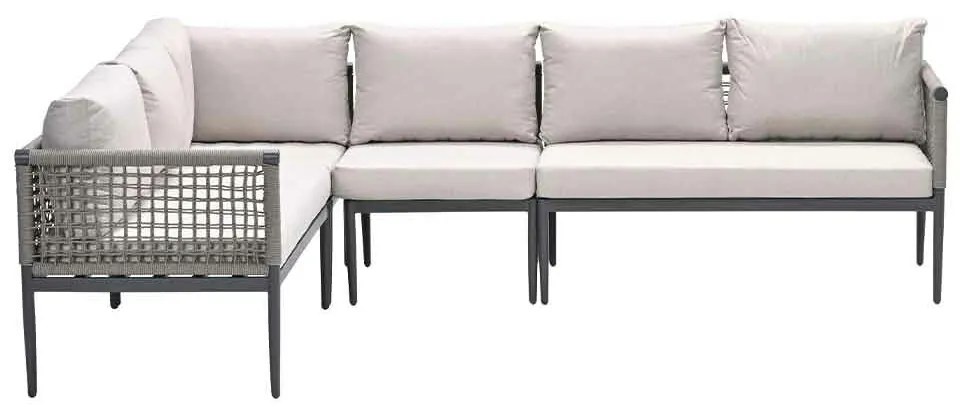 Garden Impressions Burela lounge hoekset links 4-delig - taupe