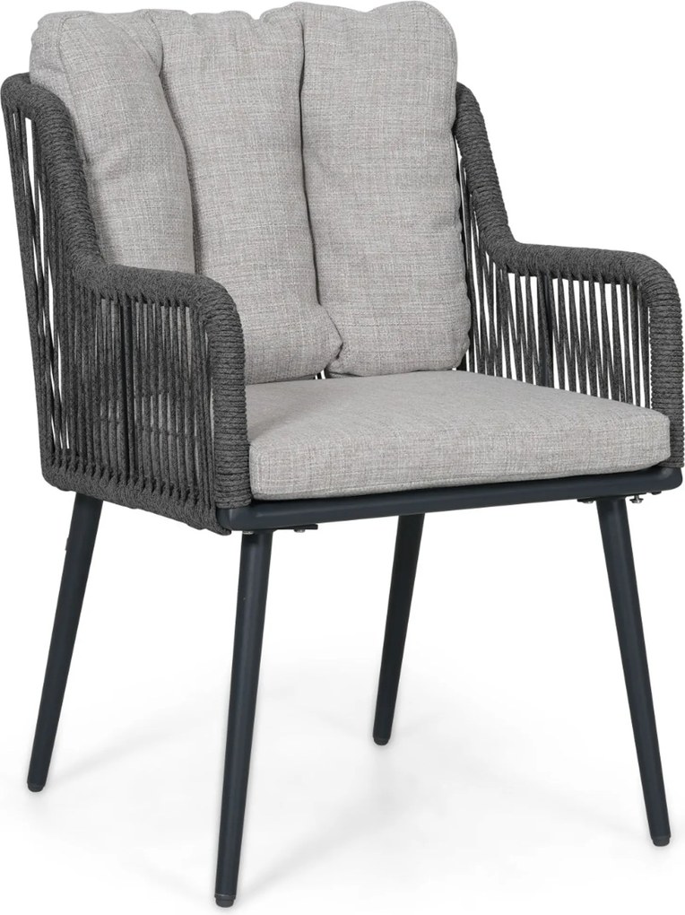 Tuinset 4 personen 160 cm Rope Grijs Lifestyle Garden Furniture Tivoli/Tavano