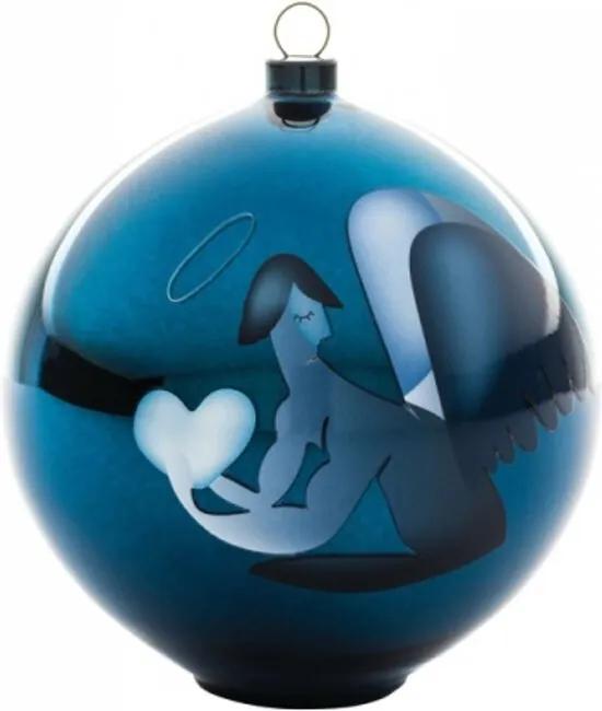 Blue Christmas Kerstbal Angelo